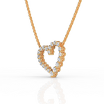 Load image into Gallery viewer, Glimmer Heart Diamond Pendant