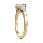 Load image into Gallery viewer, Asscher Cut &amp; Pear Cut Solitaire Diamond Ring (1.50 CT. Asscher Cut)