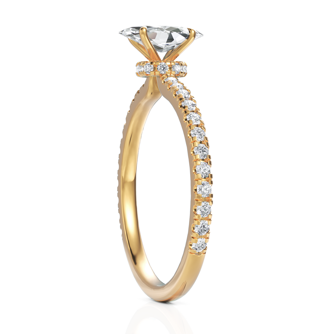 Imperial Marquise Cut Solitaire Diamond Ring (0.50 CT. Marquise)