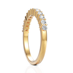 Load image into Gallery viewer, Glistening Classic Diamond Half Eternity Band
