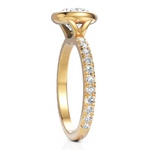 Load image into Gallery viewer, Charming Round Cut Diamond Ring With Bezel Set (1.50 CT. Solitaire)
