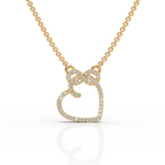 Load image into Gallery viewer, Infinity Love Diamond Pendant
