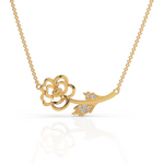Load image into Gallery viewer, Paradise Flower Diamond Necklace