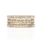 Load image into Gallery viewer, Trio Separate Diamond Eternity Wedding Bands