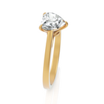Load image into Gallery viewer, Solitaire Heart Diamond Ring
