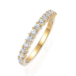 Load image into Gallery viewer, Glistening Classic Diamond Half Eternity Band
