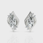 Load and play video in Gallery viewer, Classic Marquise Cut Diamond Studs
