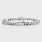 Load and play video in Gallery viewer, Sparkling Round Cut Diamond Tennis Bracelet(0.30CT Each)
