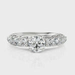 Load and play video in Gallery viewer, Glistening Classic Round Diamond Ring
