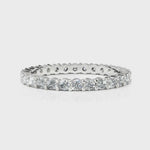 Load and play video in Gallery viewer, Brimming Round Cut Diamond Full Eternity Band
