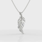 Load and play video in Gallery viewer, Tendril Fern Diamond Pendant ( Neck Chain Is Not A Part Of The Product And Can Be Bought Separately )
