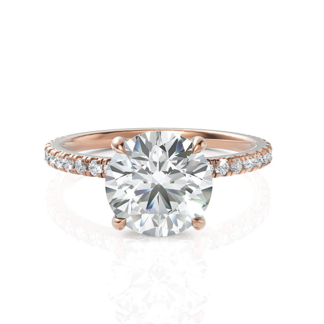 Epic Round Cut Solitaire Diamond Ring (2.00 CT. Round Solitaire)