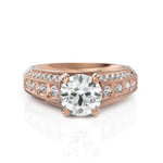 Load image into Gallery viewer, Antiquated Round Cut Diamond Solitaire Ring (1.00 CT. Round Cut)