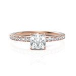 Load image into Gallery viewer, The Stanzi Princess Cut Diamond Ring (0.50 CT. Princess Cut)
