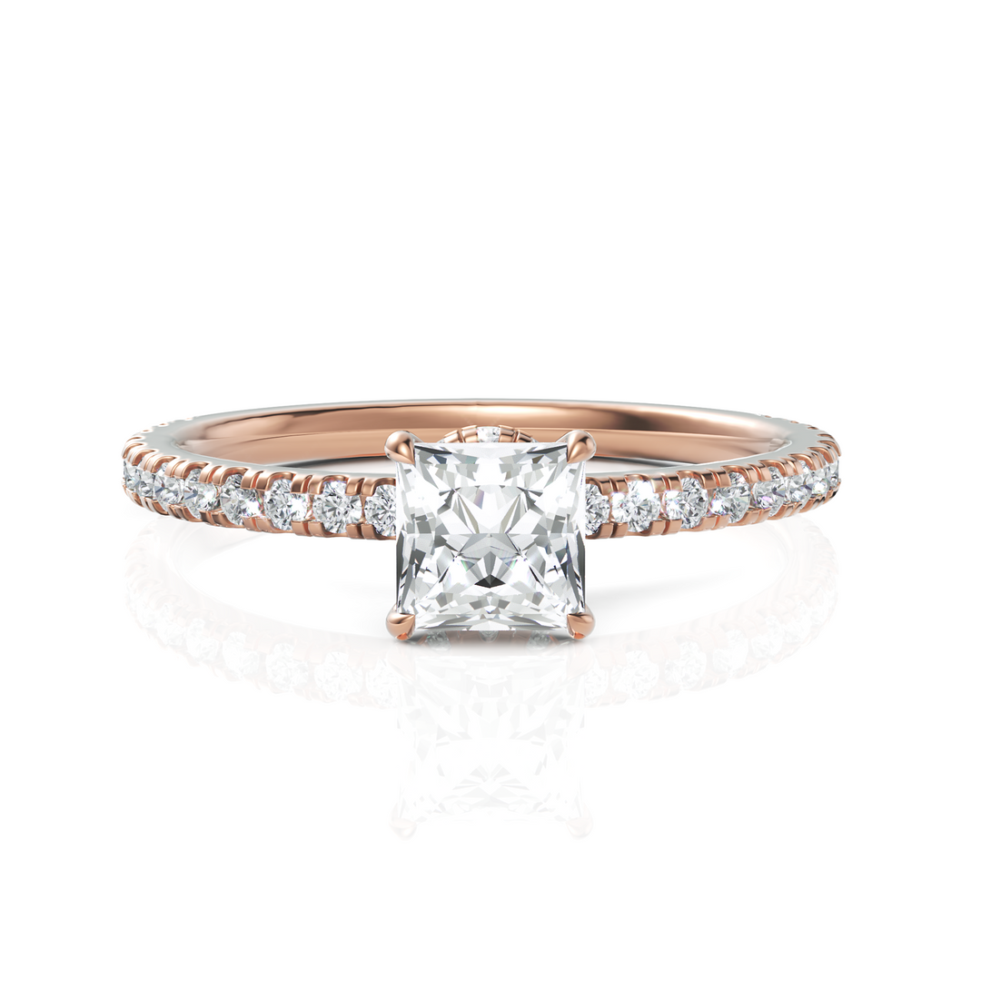 The Stanzi Princess Cut Diamond Ring (0.50 CT. Princess Cut)