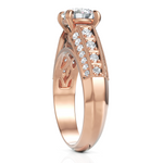 Load image into Gallery viewer, Antiquated Round Cut Diamond Solitaire Ring (1.00 CT. Round Cut)