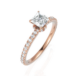 Load image into Gallery viewer, The Stanzi Princess Cut Diamond Ring (0.50 CT. Princess Cut)
