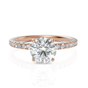 Imperious Round Cut Solitaire Diamond Ring (1.00 CT. Carat)