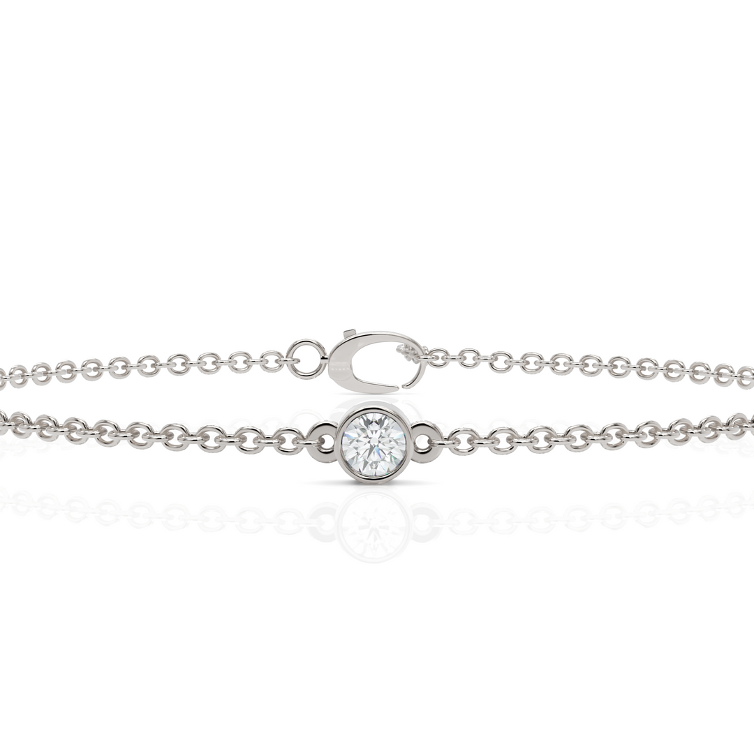 Solitaire Diamond Bracelet (1 CT)