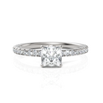 Load image into Gallery viewer, The Stanzi Princess Cut Diamond Ring (0.50 CT. Princess Cut)
