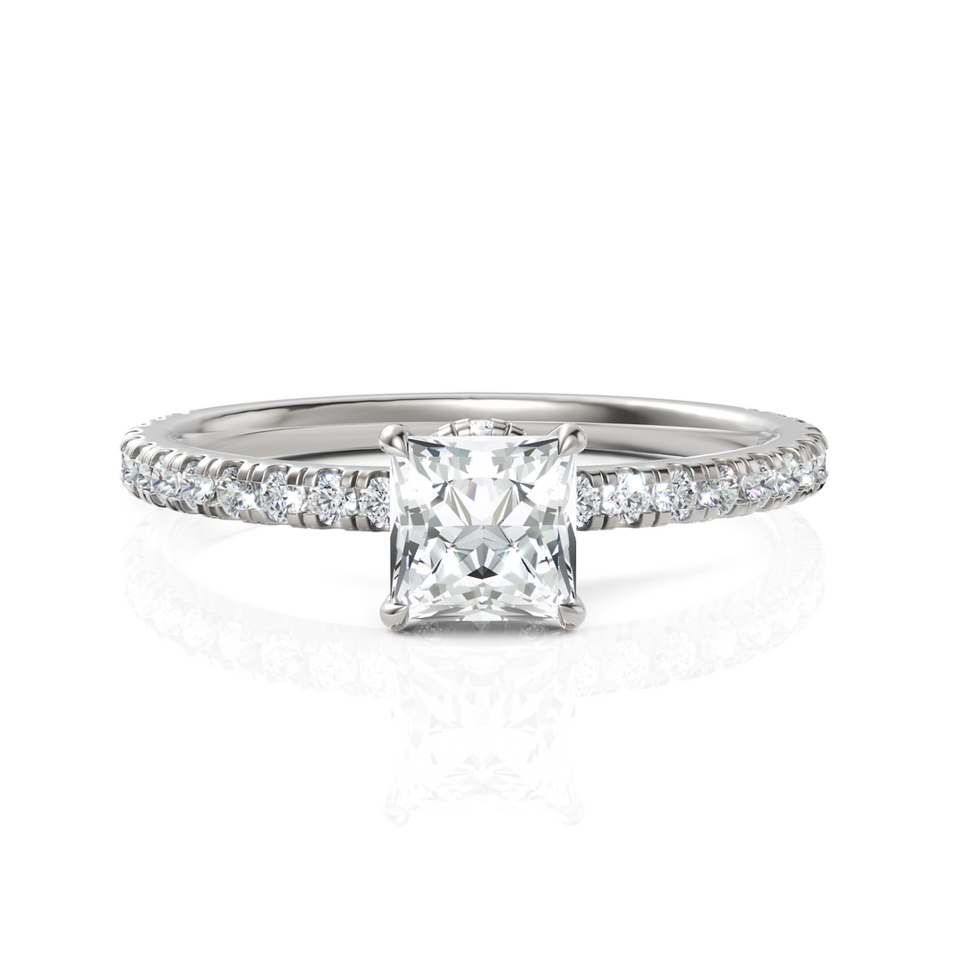 The Stanzi Princess Cut Diamond Ring (0.50 CT. Princess Cut)