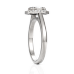 Load image into Gallery viewer, SPARKLE ASSCHER CUT HALO BRIDAL RING