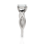Load image into Gallery viewer, Solitude Emerald Cut Diamond Dream Ring