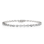 Load image into Gallery viewer, Spectacular Pear Cut Diamond Tennis Bracelet
