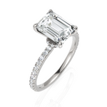 Load image into Gallery viewer, Mystical Emerald Cut Solstice Ring (1.50 CT. Solitaire)

