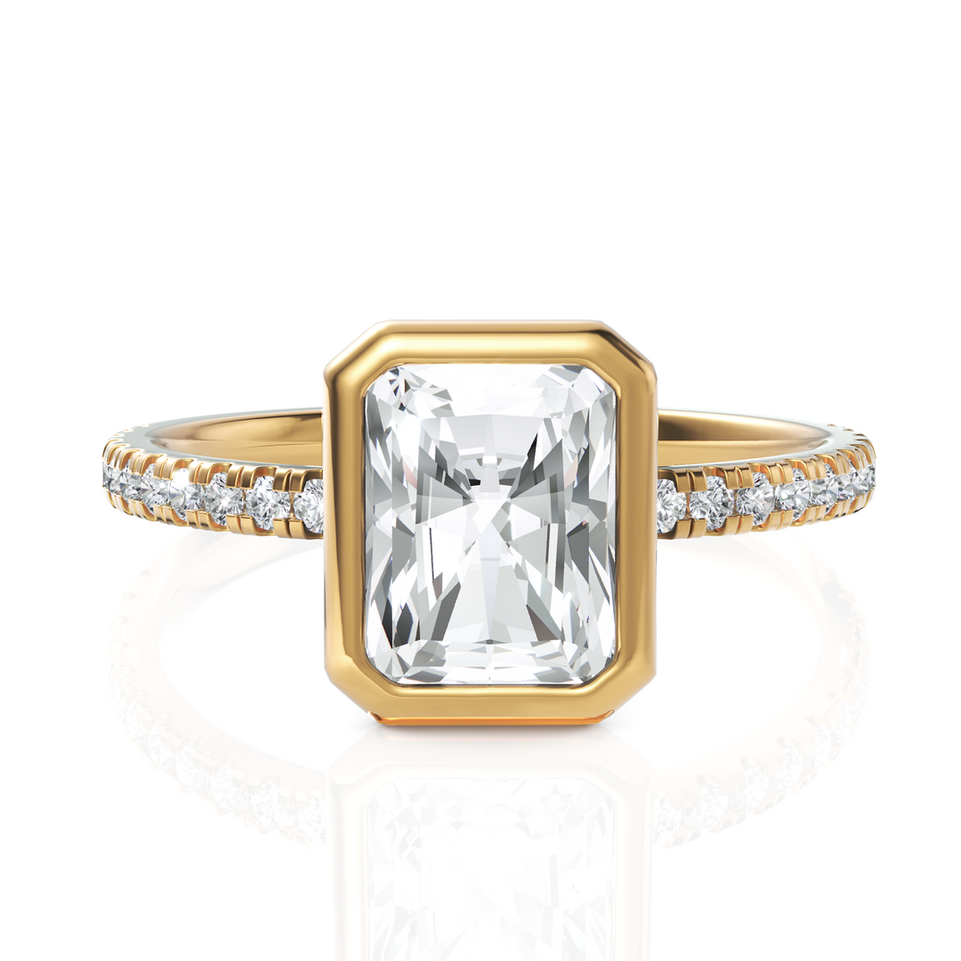 Radiant Cut Diamond Engagement Ring (1.50 CT. Solitaire)