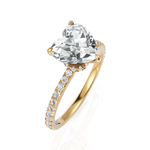 Load image into Gallery viewer, Heart Cut Engagement Solitaire Ring (2.00 CT. Heart)