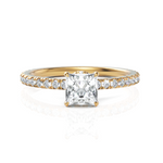 Load image into Gallery viewer, The Stanzi Princess Cut Diamond Ring (0.50 CT. Princess Cut)
