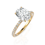 Load image into Gallery viewer, Immense Oval Cut Diamond Solitaire Ring (2.00 CT. Oval Cut)