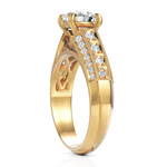 Load image into Gallery viewer, Lustre Solitaire Round Cut Diamond Ring (1.00 Ct. Solitaire)