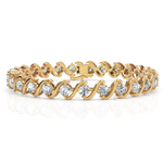 Load image into Gallery viewer, Exquisite S-shape Round Cut Diamond Bracelet