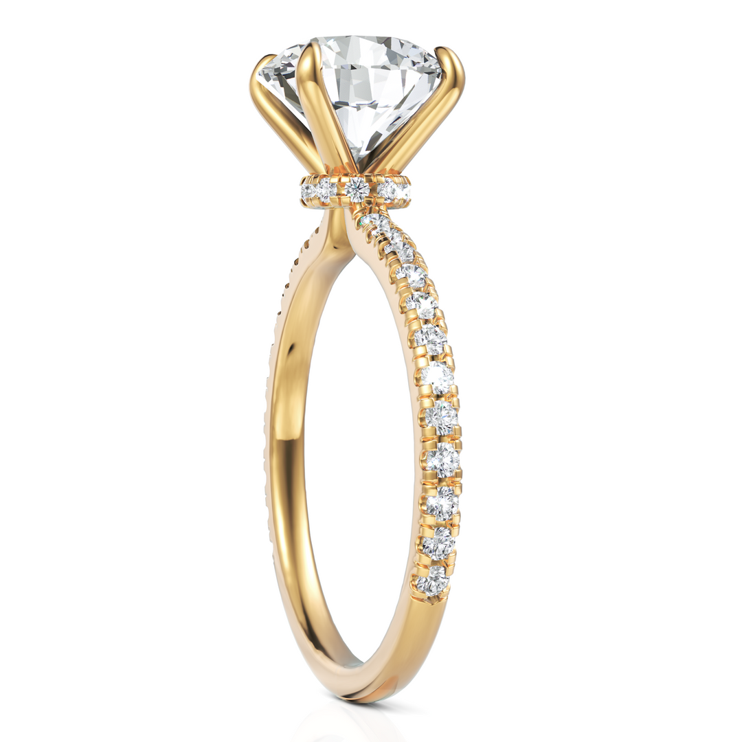 Epic Round Cut Solitaire Diamond Ring (2.00 CT. Round Solitaire)