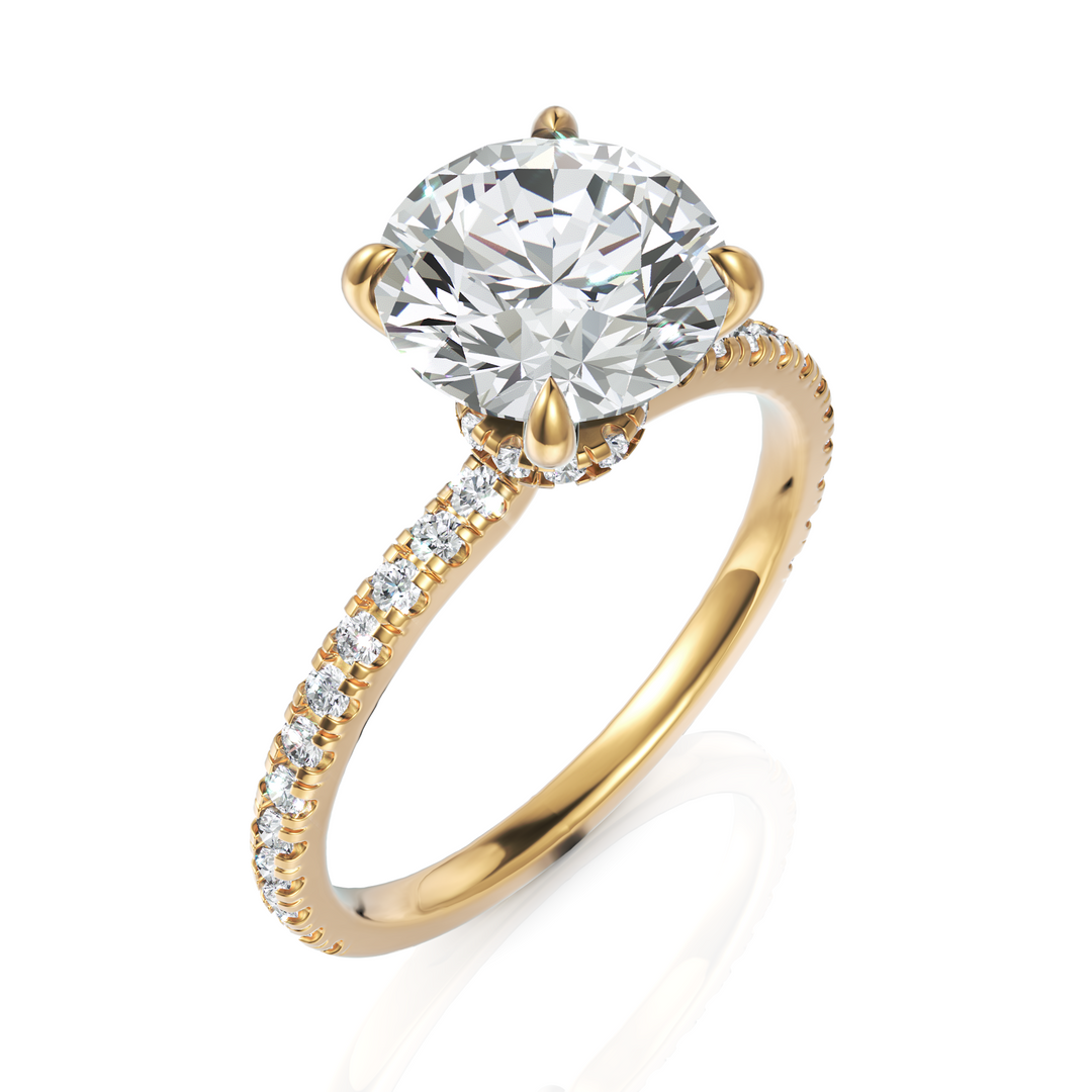 Epic Round Cut Solitaire Diamond Ring (2.00 CT. Round Solitaire)