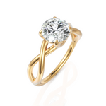 Load image into Gallery viewer, Lustre Solitaire Diamond Ring (1.50 CT. Round Cut)